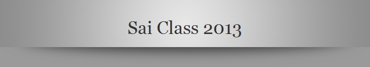 Sai Class 2013